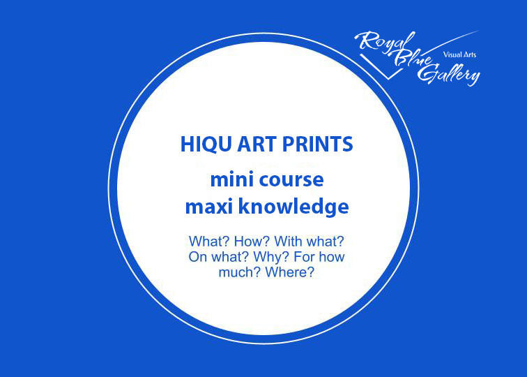 Announce: Mini course for Artists: HIQU Art Prints