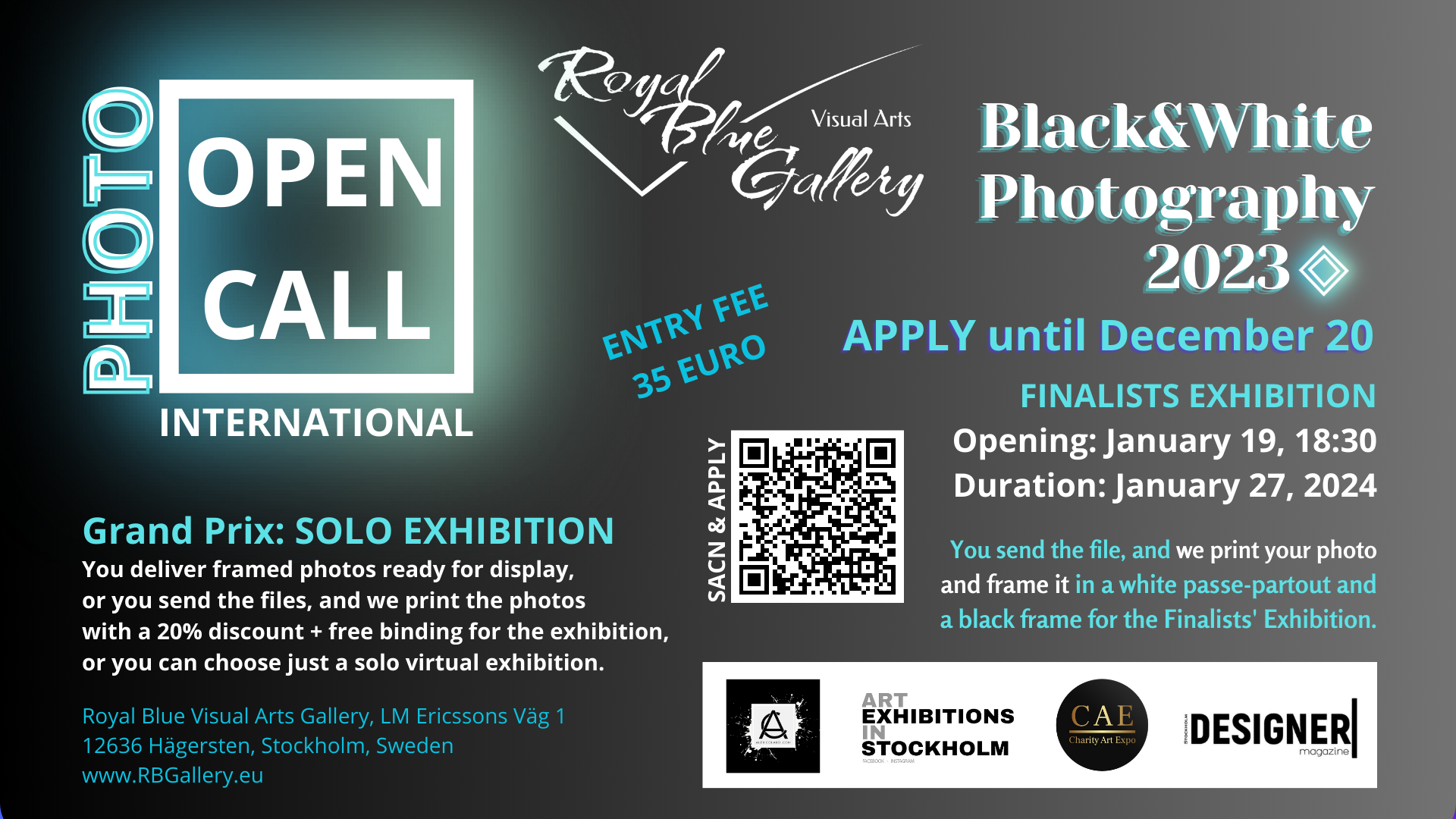 International Open Call: Black & White Photography 2023
