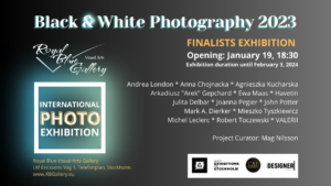 Black& White Photography 2023 - Finalists exhibition in Stockholm