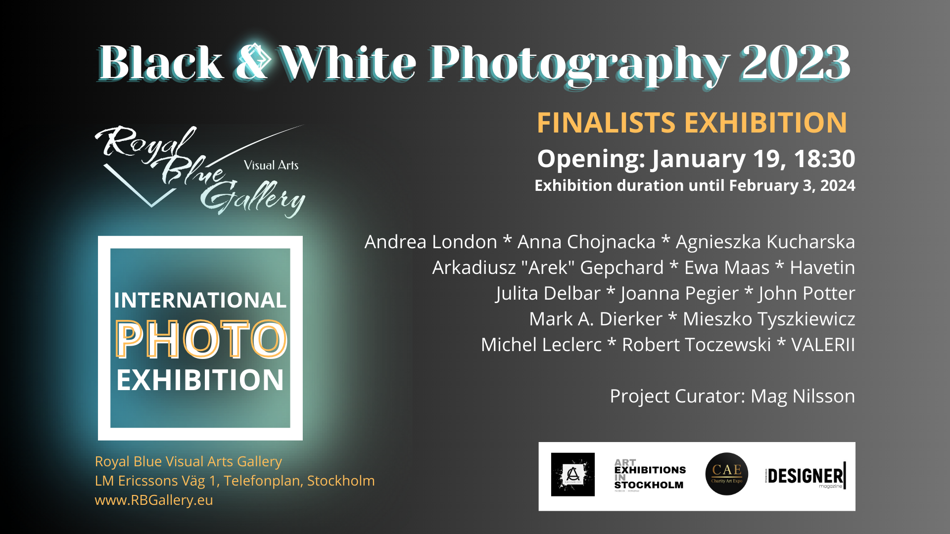 Black & White Photography 2023 – International Finalists Exhibition